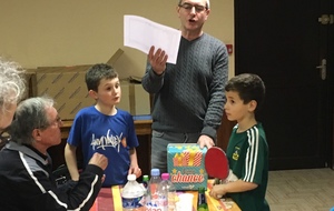 Tirage de la tombola