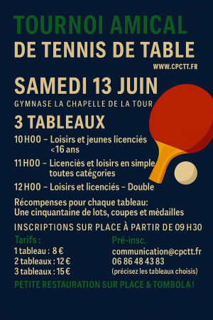 Tournoi Amical du CPC