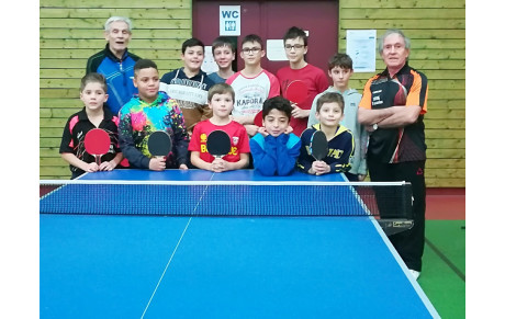 CR Tournoi jeunes fin de phase 1 du 15 Décembre 