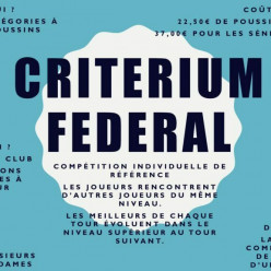 1er tour critérium fédéral